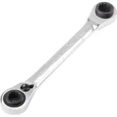 Toolcraft TO-5355795 Dubbele ringsleutelratelset Sleutelbreedte (metrisch) 10 - 19 mm