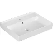 Villeroy & Boch Collaro wastafel - 60x47cm - met overloop 1 kraangat wit 4a336001