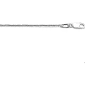 The Jewelry Collection Zilveren Fantasiecollier slang rond 1.4mm - 45cm
