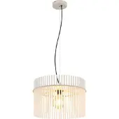 Globo Hanglamp Gorley Zand Bruin Met Glas Ø 40cm