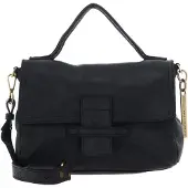 Caterina Lucchi Leren schoudertas Parma Maria Shoulder Bag Nero zwart