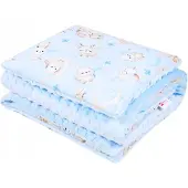 BabyLux Minky Katoenen Dubbelzijdig Dekentje & Kussen 75x100cm