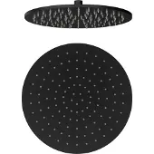 Boss & Wessing Hoofddouche bws sensa rond 30 cm mat zwart pvd