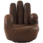 Vente-unique Fauteuil draaibaar CATCHY van microvezel met verouderd effect