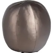 Woood Rodeo Bal Kussen Groot - Metallic - Koper Bruin - 37x37x37