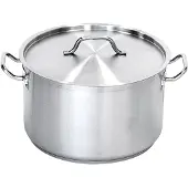 Stalgast Professionele RVS Pan met Deksel - Ø 28 cm, 11L