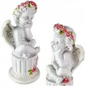 Cortina Engel Figuur Tuin Decoratie 15cm - Sfeervol en Weerbestendig