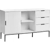 Beliani LEDUC - 2-deurs dressoir - Wit - MDF