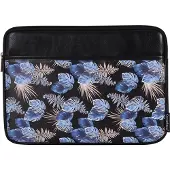 Canvas Artisan Laptophoes 13 Inch PU – Laptop Sleeve – Ocean Leaf Zwart