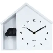 Karlsson wandklok peeking doggy - Ø24,9cm