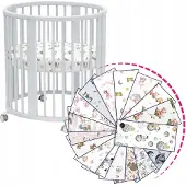 Stokke Hoeslaken Sleeper Mini V3 Ovaal 78x60cm - Katoen