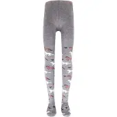 Ewers Kindermaillot Grijs met Paarden - 98/104