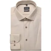 Olymp Zakelijk overhemd Luxor 24/7 modern fit beige