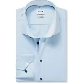 Olymp Business hemd lange mouw Blauw 208814-Hemden 208814/11