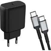 Ntech USB C Adapter 25W snellader met USB C kabel