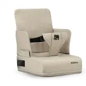 Deryan Travel Booster Stoelverhoger - Inclusief bevestigingsriem Nougat