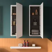 Muebles Ammeli kolomkast 80cm wit mat
