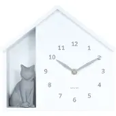 Karlsson wandklok siting cat - Ø24,9cm