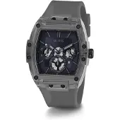 GUESS Analoog horloge 'Phoenix' grijs / zwart