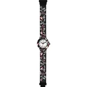 Hip Hop Analoog horloge 'Heart by Heart' zwart / wit