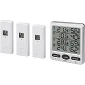 Renkforce TF0073 Draadloze thermo- en hygrometer Zilver
