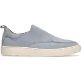Manfield Blauwe suède loafers | Maat 45