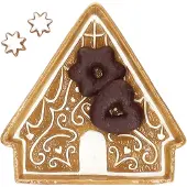 MamboCat Lebkuchenhaus bord ZONDER schoorsteen van aardewerk – 23000032