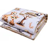 BabyLux Velvet & Katoen Kinderwagen Dekentje 100x75cm