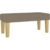 vidaXL Bankje 70x30x30 cm stof taupe