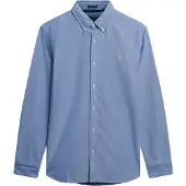 Superdry Overhemd blauw gemêleerd