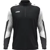 Jako Dynamic Trainingstrui 1/4-Zip Kids Zwart Wit Grijs