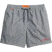 Superdry Zwemshorts rood / zwart / wit
