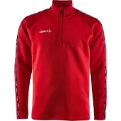 Craft Trainingsjack Men Squad 2.0 Half Zip Bright Red Express-S