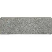 vidaXL Trapmatten 15 st 65x21x4 cm lichtgrijs met rechthoekige rand