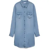 Vero Moda Blousejurk 'VMSilla' blauw denim