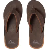 Quiksilver Carver Nubuck Jongens Slippers - Demitasse - Solid - Maat 39