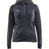 Craft Trainingsjack Women Evolve Hood Jacket Asphalt-XXL