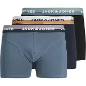 Jack & Jones Boxershorts 'JWHERIC' marine / opaal / zwart / wit