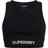 Superdry Sportswear Behatopje met Logo Zwart Grootte: 38