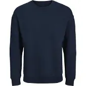 Jack & Jones Plus Size Effen Sweatshirt EU5XL US3XL Blauw