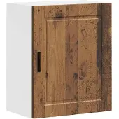vidaXL Keukenbovenkast Porto bewerkt hout oud houtkleurig