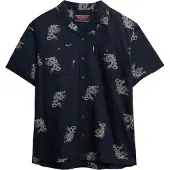 Superdry Overhemd nachtblauw / offwhite