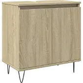 vidaXL Badkamerkast 58x33x60 cm bewerkt hout sonoma eikenkleurig