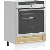 vidaXL Ovenkast "Porto" bewerkt hout sonoma eikenkleurig