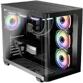 LC-Power LC-8001B-ON Geh Midi ATX 8001B Pro-Storm Dark o.N.