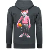 Top Star Oversized hoodie met capuchon icon panther print
