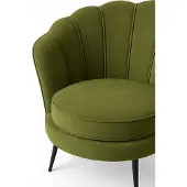 Ebuy24 Nice fauteuil velours groen.