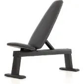Nohrd WeightBench Halterbank Shadow, Kunstleer – Verstelbare Fitnessbank van Massief Hout – Luxe Design – Stevig & Duurzaam – Geschikt voor Halteroefeningen
