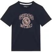 GUESS Shirt navy / bruin / wit