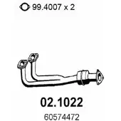 ASSO 02.1022 Voorpijp